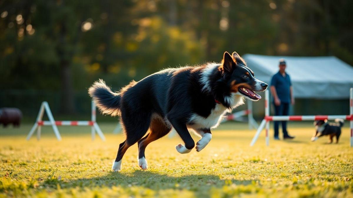 Saúde e longevidade de Border Collie atletas