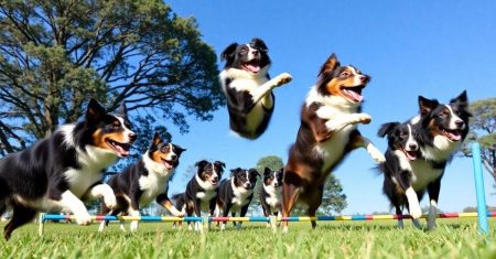 Treinamento de Border Collies Famosos em Ação