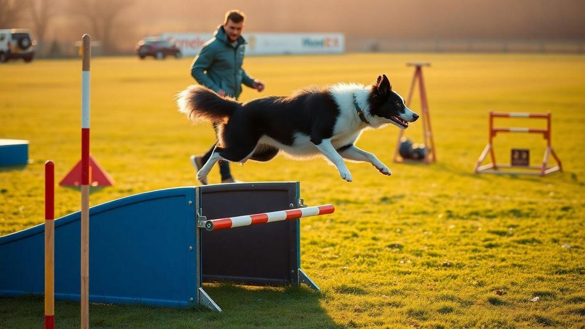 Treinamento esportivo para Border Collie de alto rendimento
