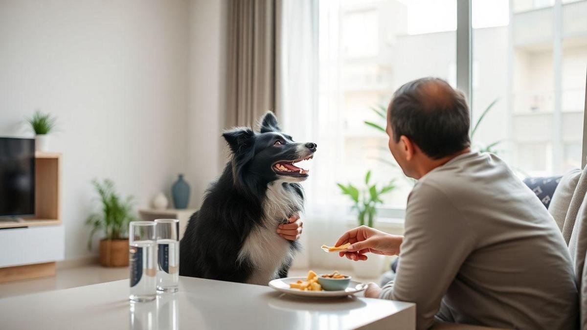 Alimentação e saúde: alimentação adequada border collie em apartamento