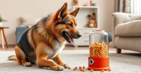 Atividades mentais para cães ansiosos com brinquedos