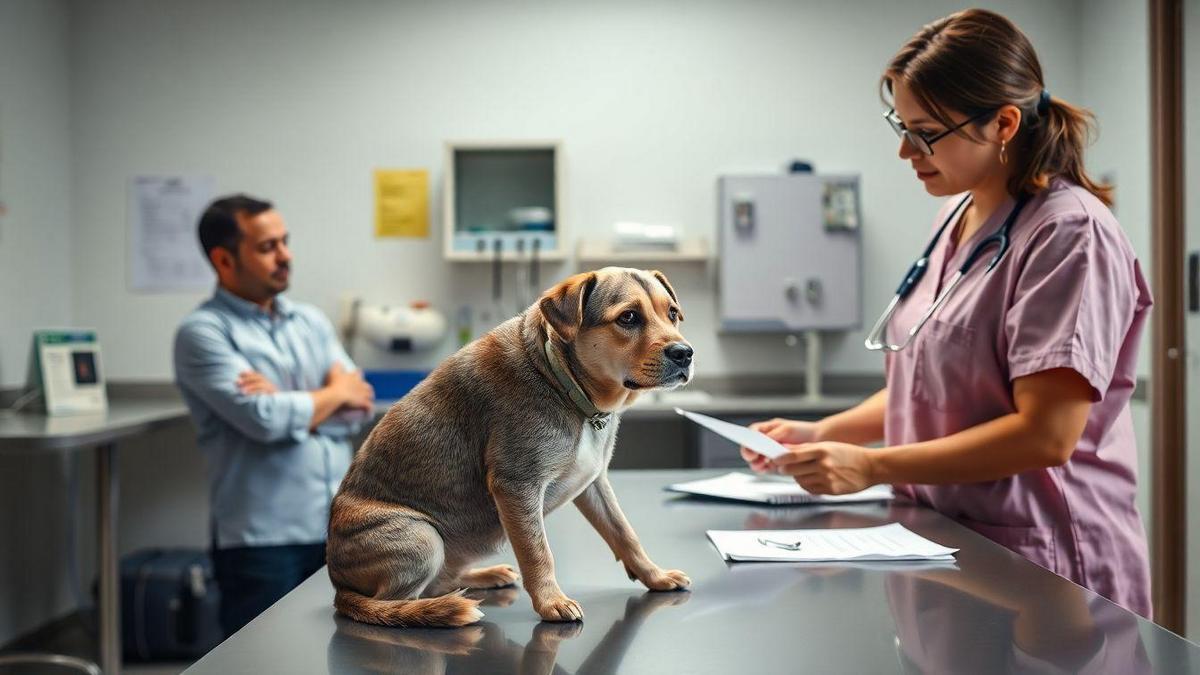 Avaliação risco benefício da vacinação do seu cão com doença crônica