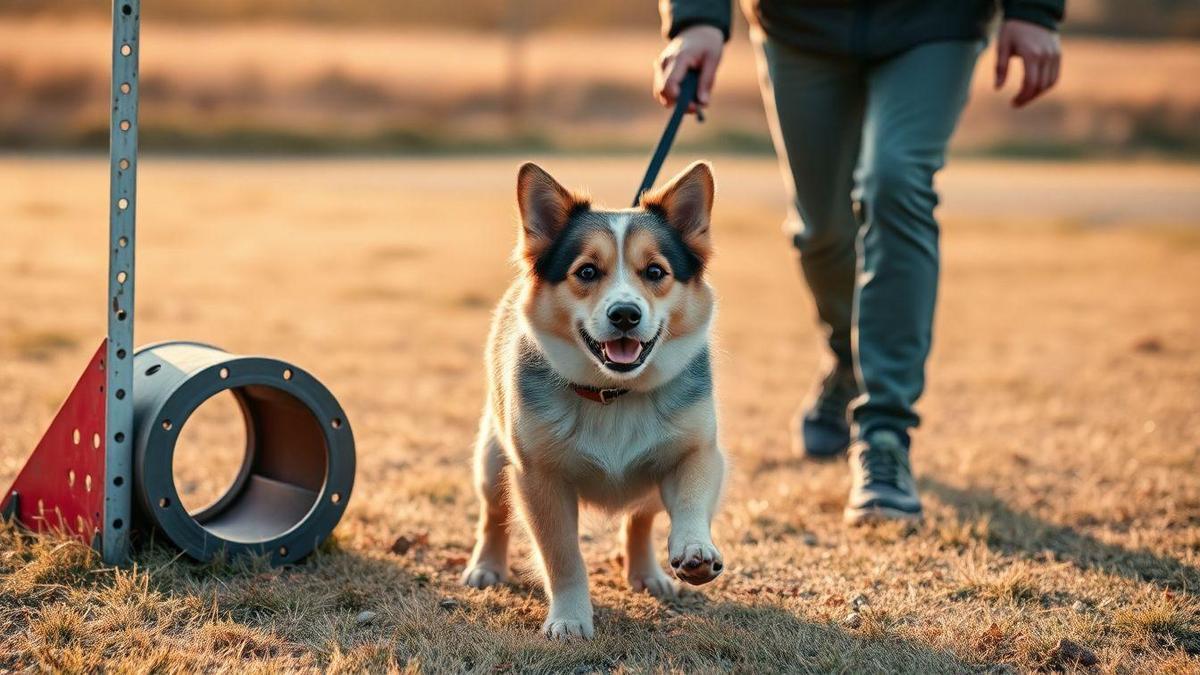 Benefícios do agility para cães tímidos