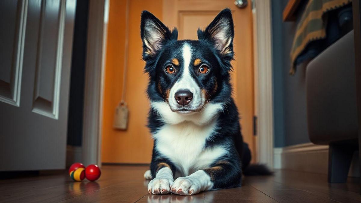 Como reconhecer sinais de ansiedade de separação em Border Collie para você identificar cedo