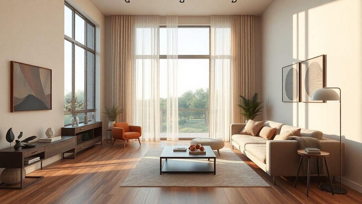 Comprimento e altura: comprimento cortinas janelas amplas até o chão
