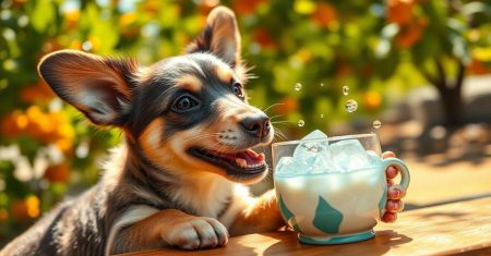 Cuidados com hidratação para cães no verão