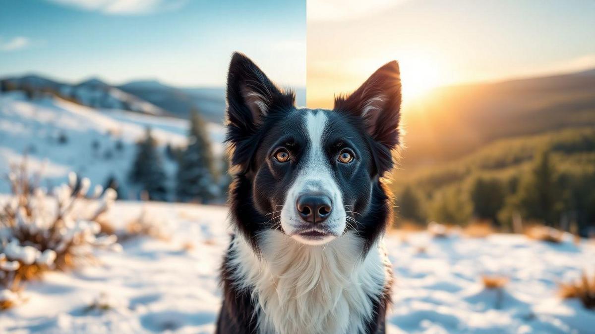 Dicas de saúde preventiva para Border Collie no inverno e verão: nutrição sazonal para o seu Border Collie