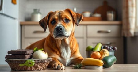 Efeitos de Alimentos Proibidos em Cães Idosos