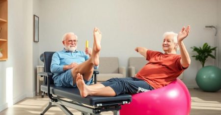 Exercícios de fisioterapia para idosos com artrose