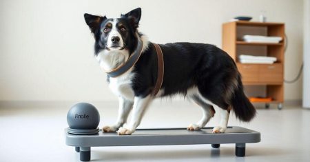 Exercícios físicos para Border Collies em recuperação