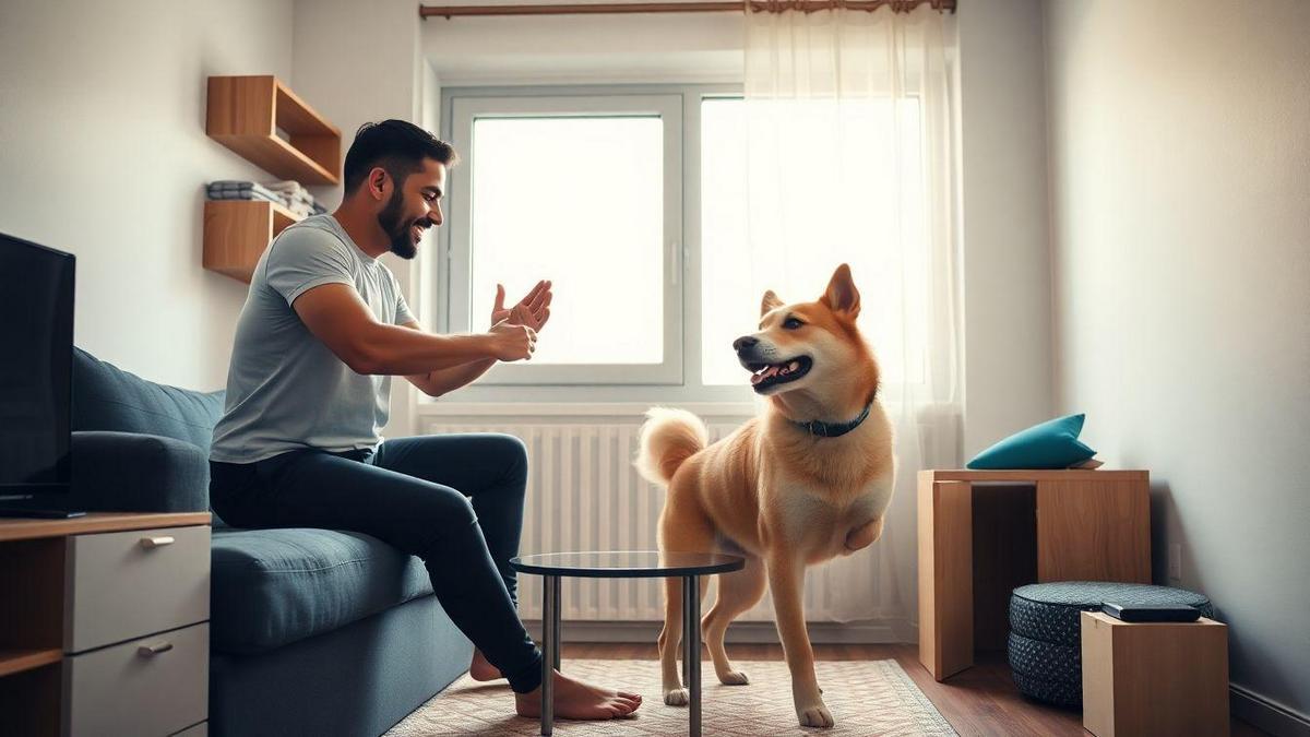 Exercícios para cães em apartamento: manter a forma em espaços pequenos