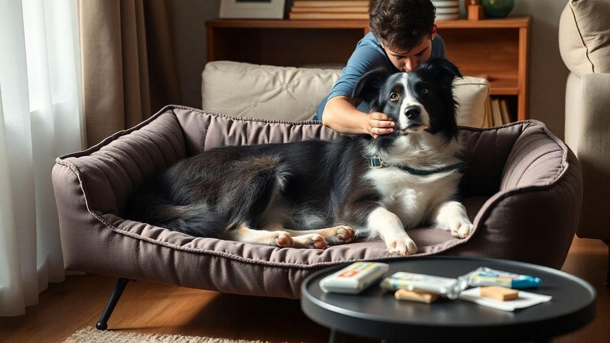 Manejo da dor e uso de suplementos articulares para Border Collie com displasia