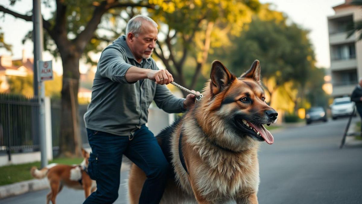 Manejo de cães agressivos: práticas de segurança em casa e passeios