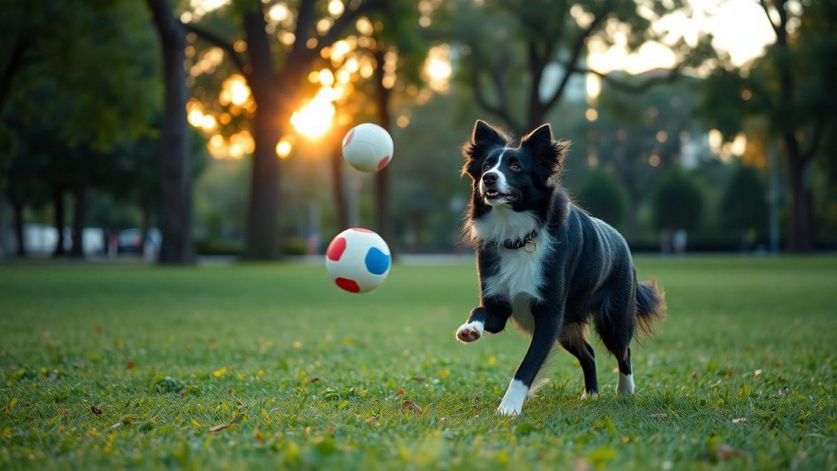 Necessidades de exercício Border Collie urbano sem pastoreio