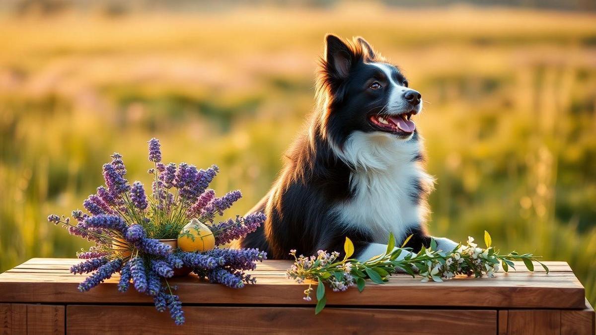 Óleos essenciais repelentes para cães: riscos, alternativas e repelentes naturais para Border Collie