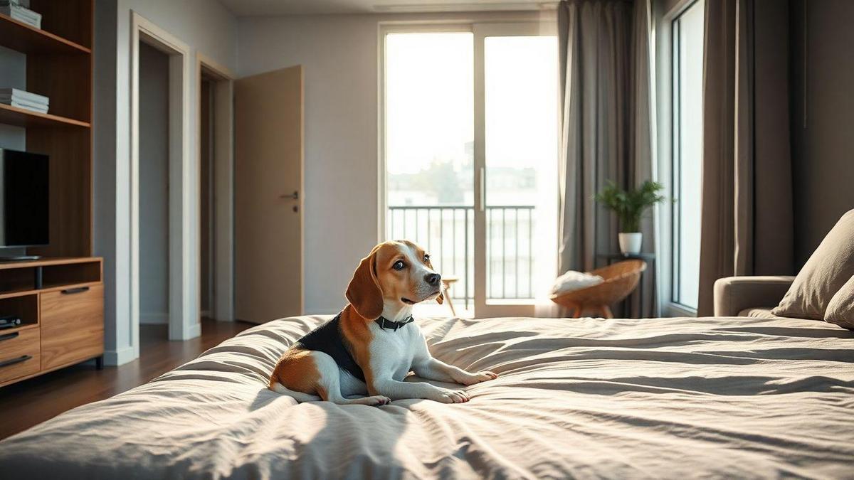 Passo a passo das Técnicas comportamentais para ansiedade de separação em cães usando dessensibilização progressiva em apartamento