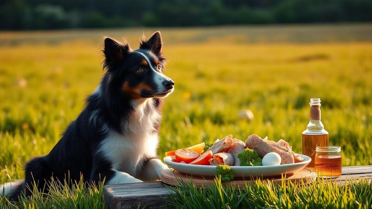 Perfil nutricional ideal para seu Border Collie com alto teor de proteínas e gorduras saudáveis em períodos de treinos intensos