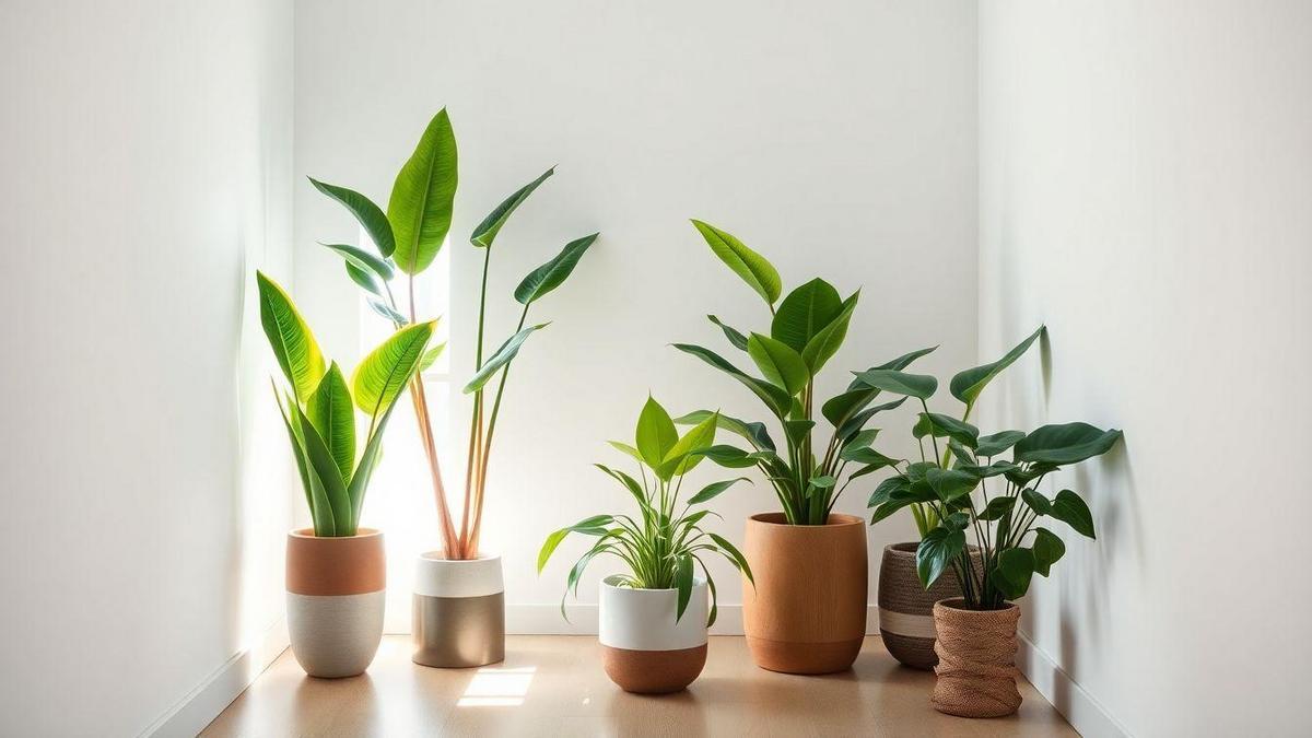 Plantas de interior de baixa manutenção que purificam o ar em apartamentos com pouca luz