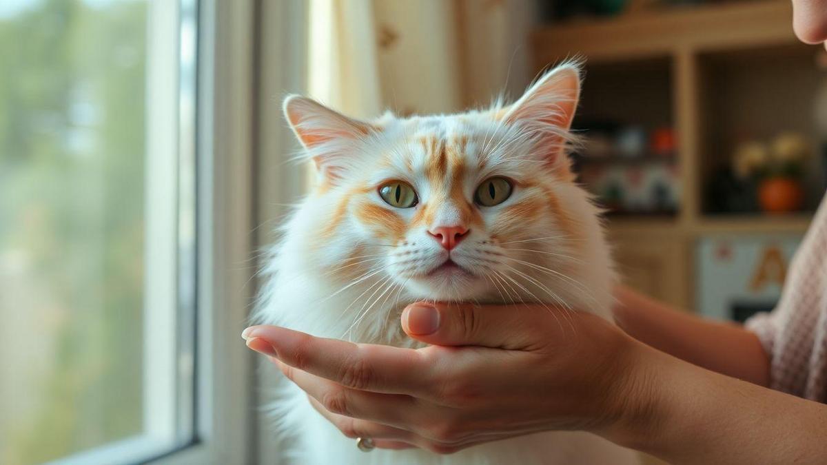 Rotina de escovação diária para cuidados com o pelo de gatos persas