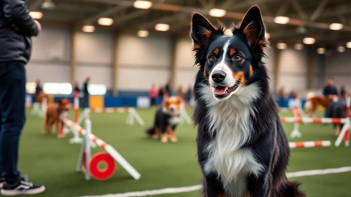Socialização de Border Collies famosos e preparação para ambiente de competição