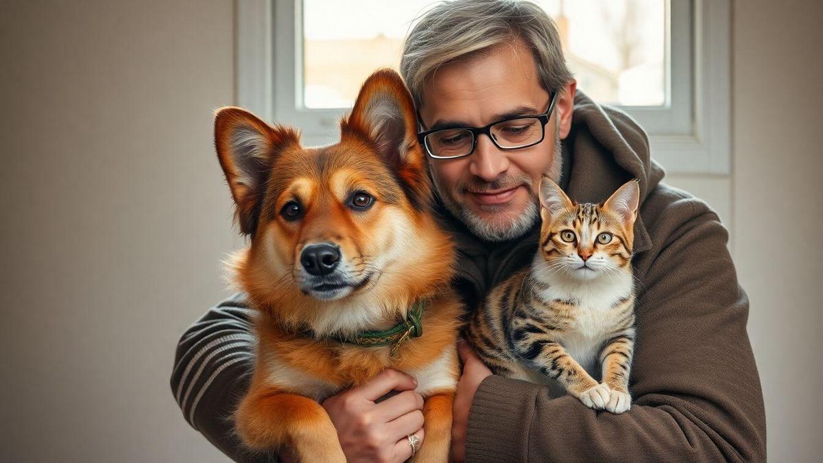 Transformação de cães e gatos resgatados através do treinamento