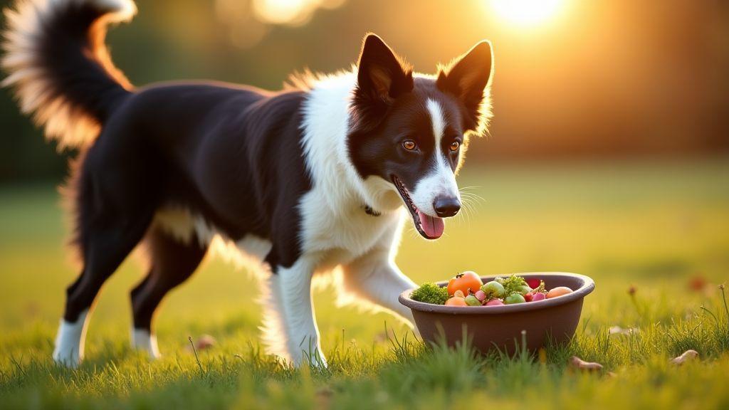 Alimentação nutritiva prevenção displasia Border Collie