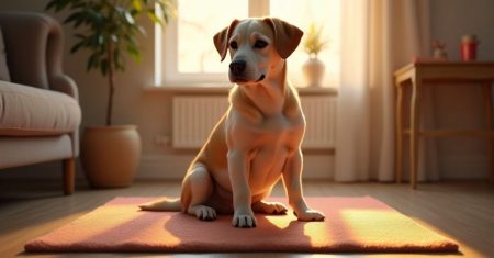 Atividades para cães com tapete de lamber