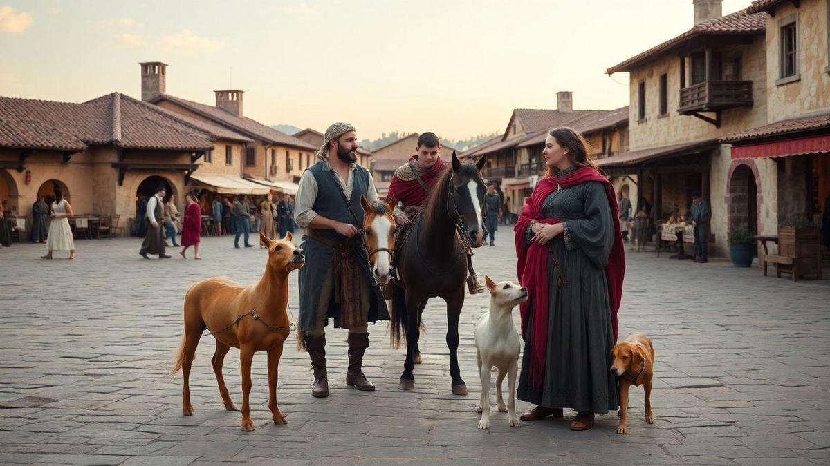 Como a representação dos cães na literatura medieval moldou sua imagem social