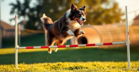 Condicionamento físico para Border Collie dominar agility