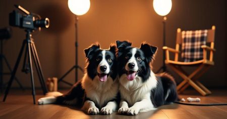 Curiosidades de Border Collies famosos nos bastidores