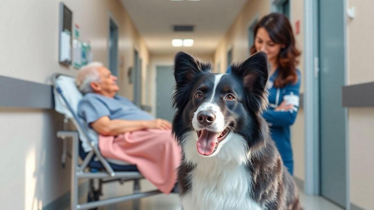 Evolução da raça Border Collie na terapia assistida por animais com reforço positivo em hospitais