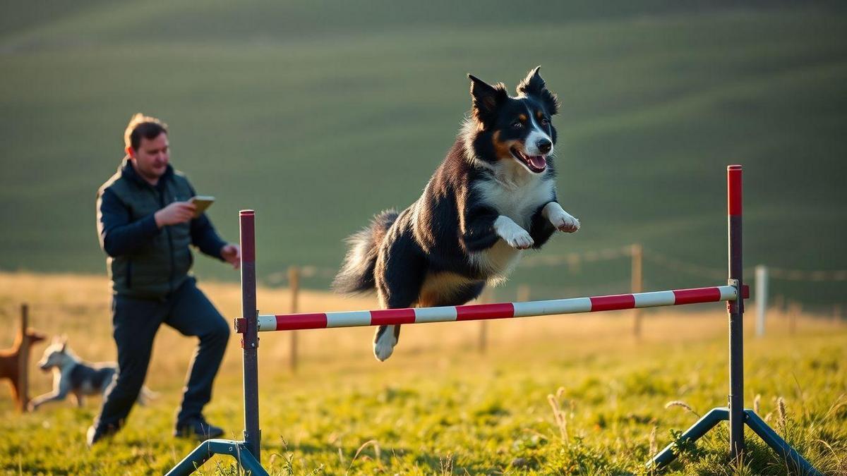 Exercícios de força e potência para você desenvolver força e resistência Border Collie agility