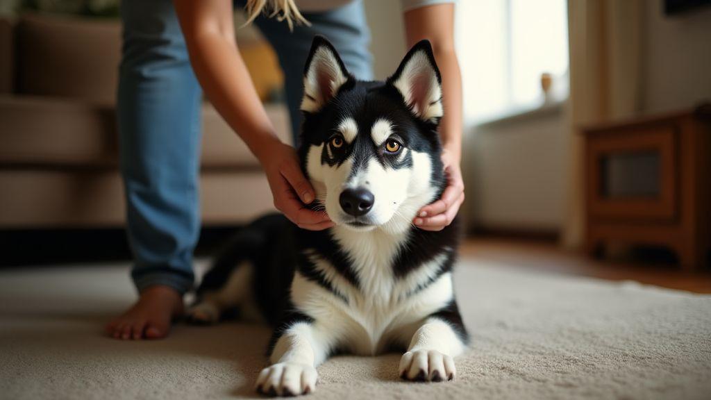 Frequência de escovação Border Collie Husky: rotina prática para controlar pelos em casa