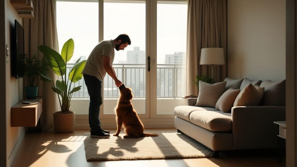 Gestão ambiental de latidos em apartamentos e redirecionamento