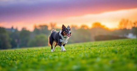 Melhores horários para passear o Border Collie