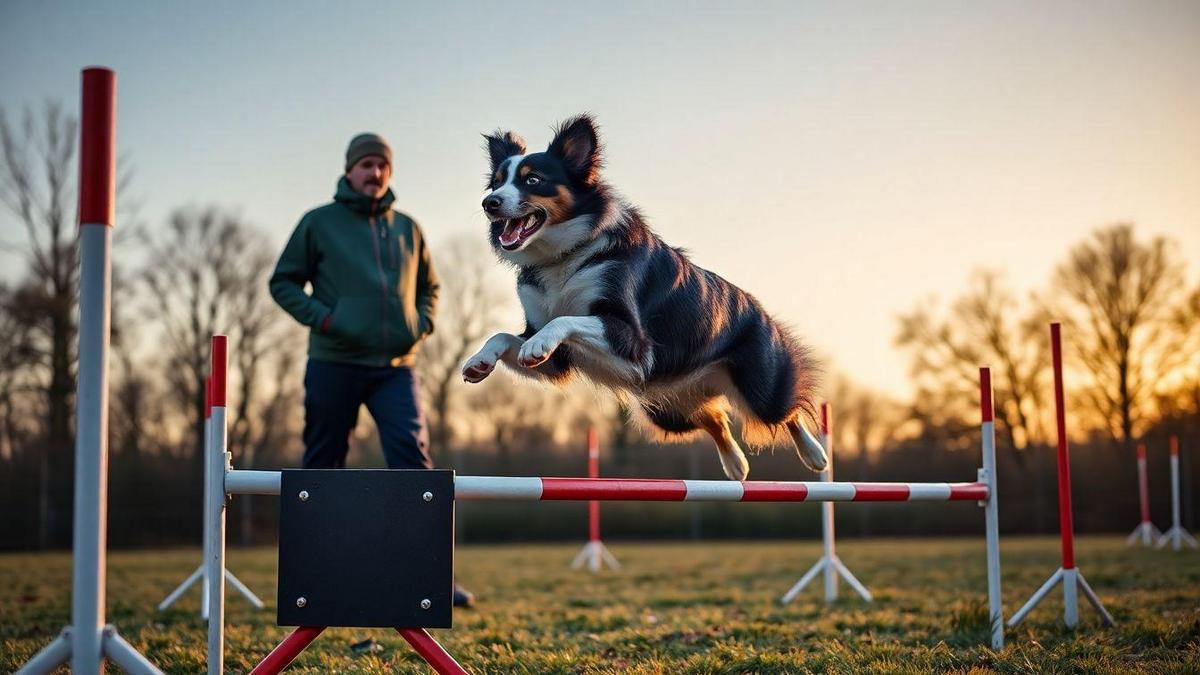 Montando sua rotina semanal de treino de agility para Border Collie com foco em condicionamento