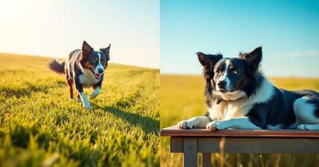 Nutrição pré-póstreino Border Collies recuperação rápida