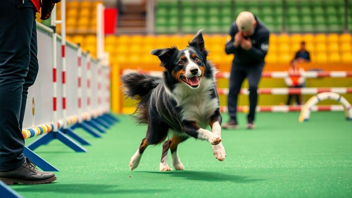 Plano alimentar em dias de competição: dieta para Border Collies ativos e rotina de provas