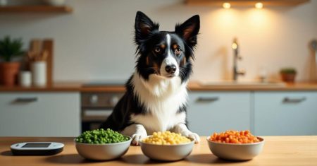 Plano de alimentação para Border Collies ativos