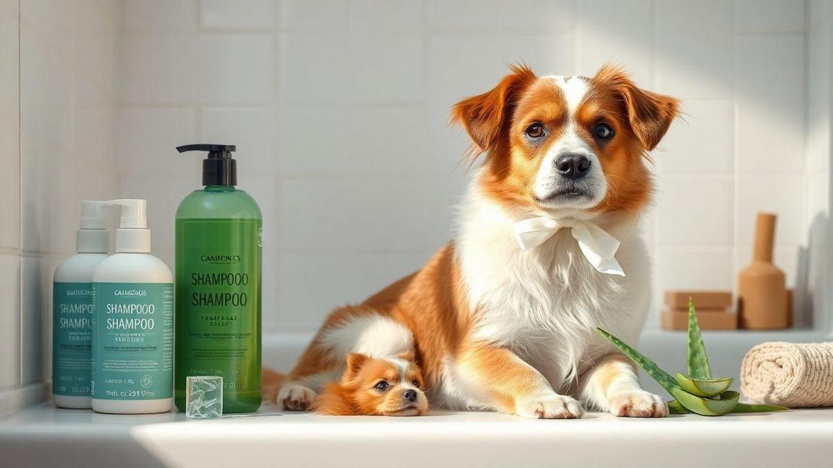 Produtos e tratamentos tópicos: escolha do melhor shampoo antiqueda para cães