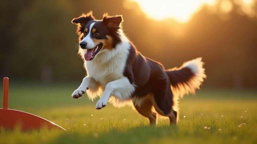 Rotina de exercícios para Border Collies de alto desempenho e nutrição prática