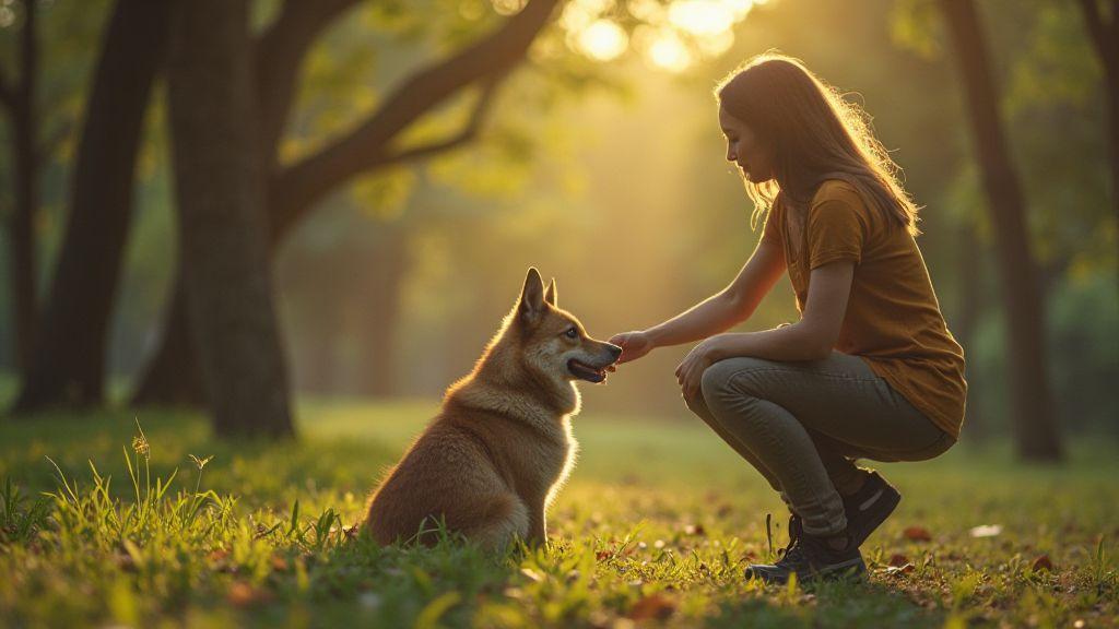 Comandos por toque para cães surdos durante passeios e recall Comandos por toque para cães surdos durante passeios e recall