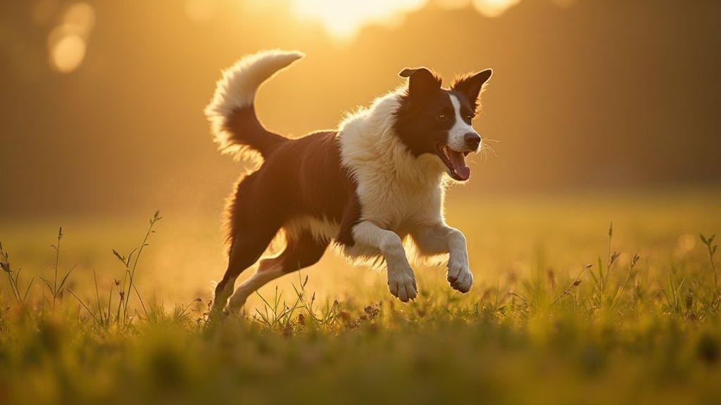 Como calcular as necessidades energéticas do seu Border Collie atleta