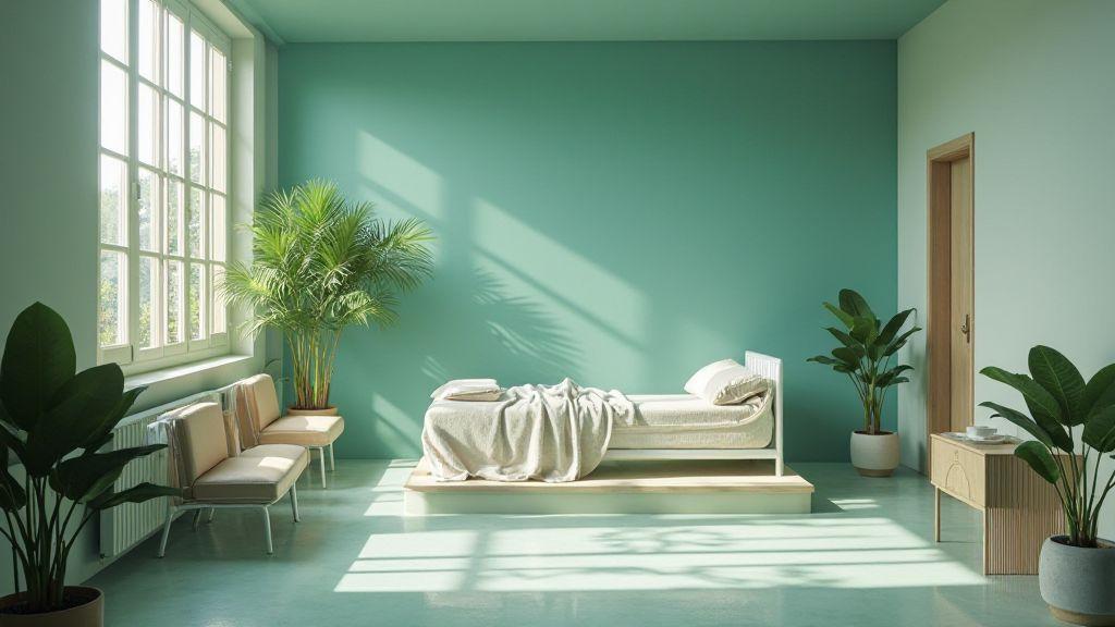 Como escolher uma paleta de cores calmantes para espaços internos de cães idosos com mobilidade reduzida