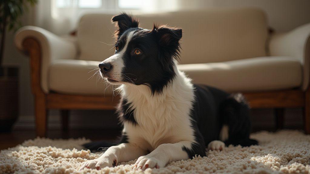 Como identificar e tratar ansiedade em Border Collie misturado após mudanças de rotina