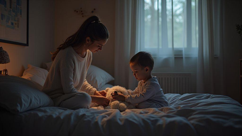 Como você cria uma rotina noturna para garantir sono adequado crianças e mais autonomia