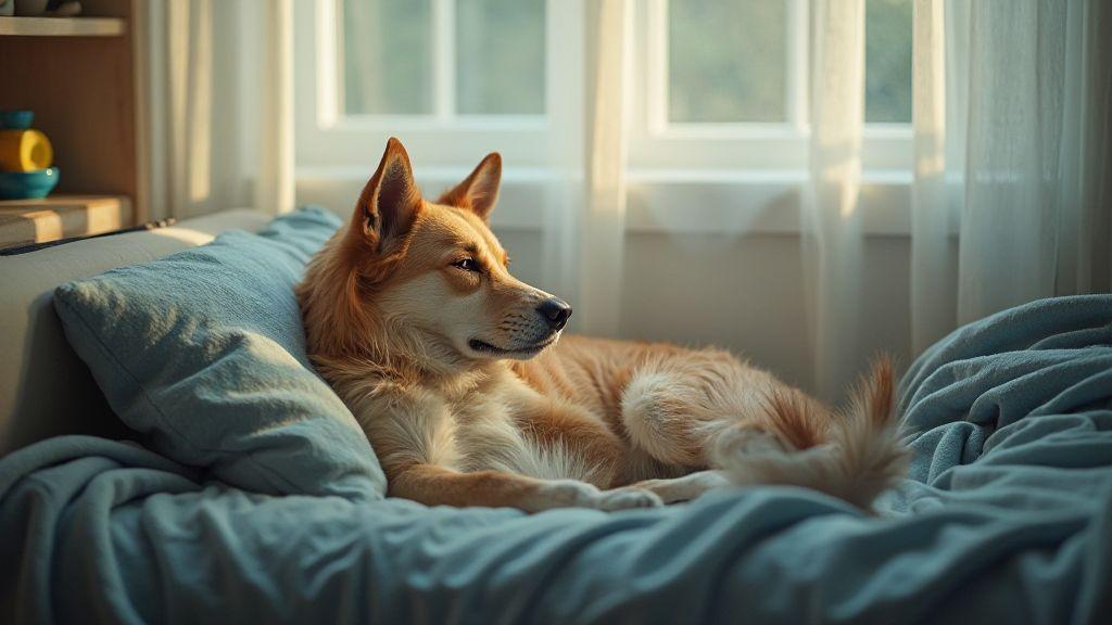 Iluminação e cores para conforto de cães idosos: combinar luz e paleta calmante
