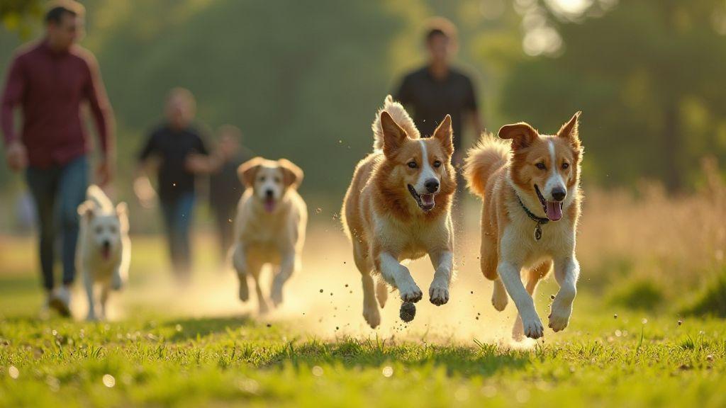Visão prática para Planos de treino de velocidade e troca para flyball em equipes mistas de cães iniciantes