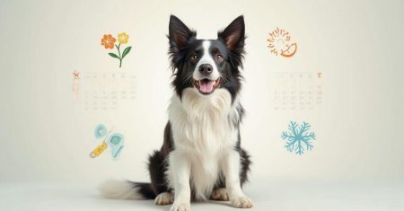 Cronograma sazonal de vacinas e vermífugos para Border Collie Guia prático e fácil para proteger seu cão o ano todo