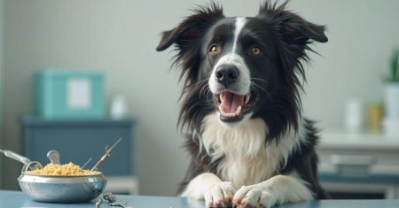 Guia de cuidados dentários para Border Collies adultos com tendência a tártaro usando escovação diária e limpezas profissionais regulares